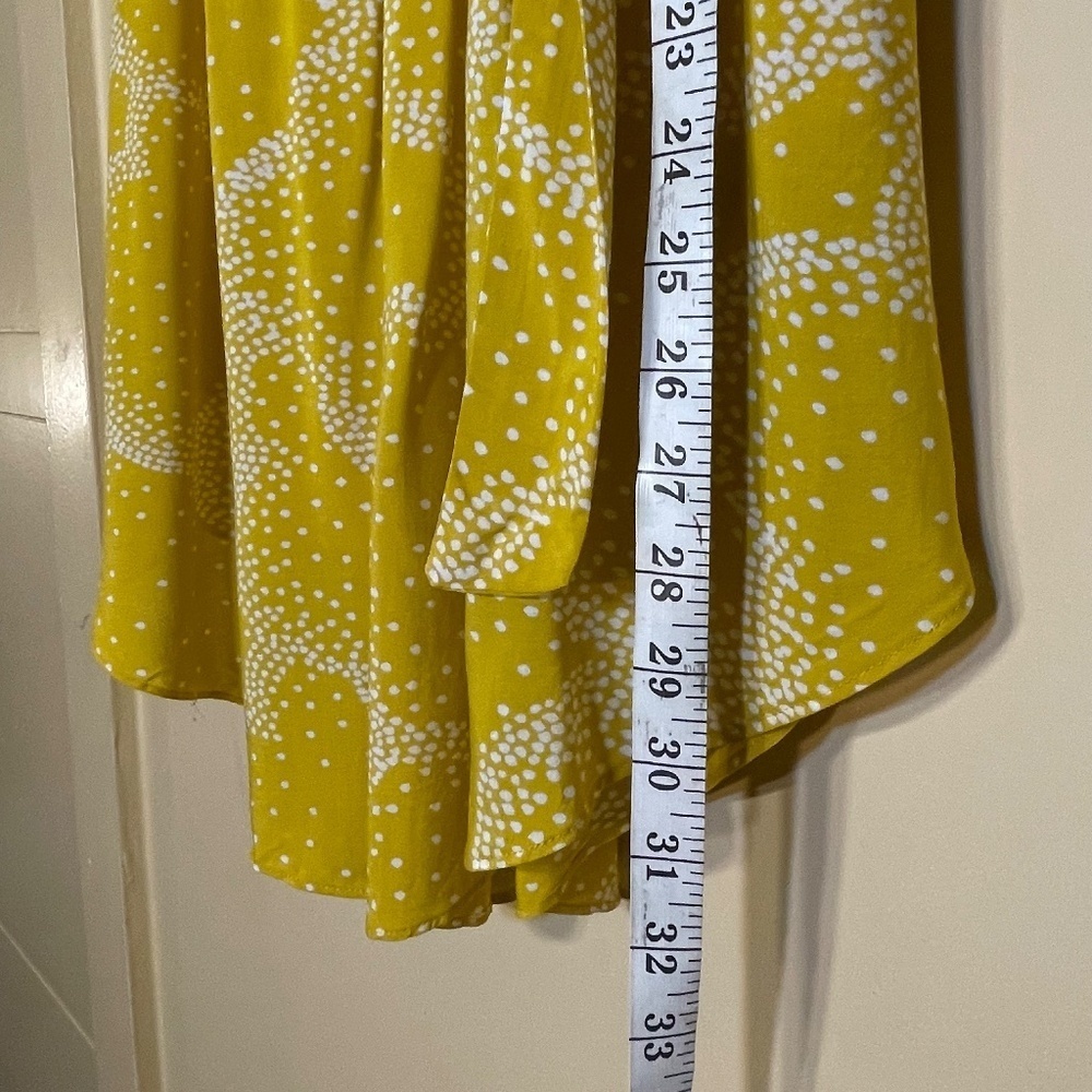 Anthropologie Yellow and White Skirt - Picture 8 of 10